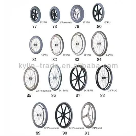 24*13/8 Wheelchair Wheelset With Aluminum Rim And Solid Tyre Buy