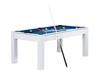 6ft 7ft Fancy pool table 2-in-1 convertible billiard dining table
