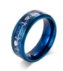 new design silver ring jewelry popular heartbeat ring wholesale cheap o ring making