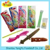 Boy toy double-edged sword with fruity flavor jelly and whistle candy
