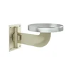 Modern aluminum bar metal stool wall mounted swing prison seat