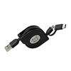 electric extension retractable multi reels usb connector cable