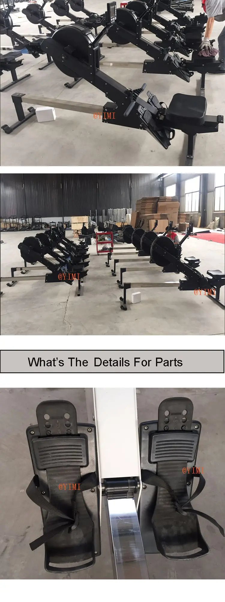 New Design Higher Intensity Commercial Rowing Machine Dynamic Air Rower ...