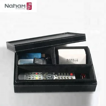 Naham Table 7 Pcs Pvc Faux Leather Office Desk File Organizer