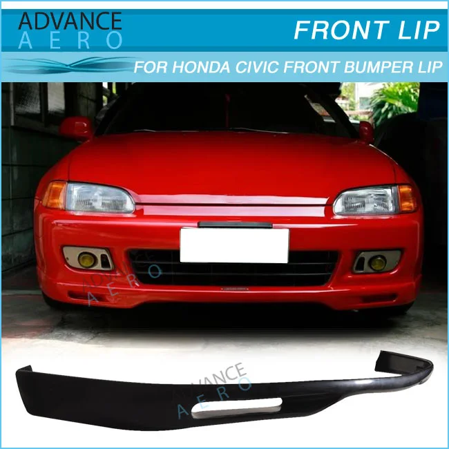 For Honda Civic 92 93 94 95 Eg 2 3 Door Jdm Ww Style Pu Poly Urethane Front Bumper Lip Spoiler Buy For Honda Civic Front Lip 92 93 94 95 For Honda