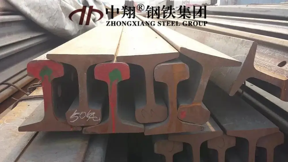 EN Standard Railroad Track 50E1 50E2 50E4 50E5 50E6 Steel Rail - Heavy ...