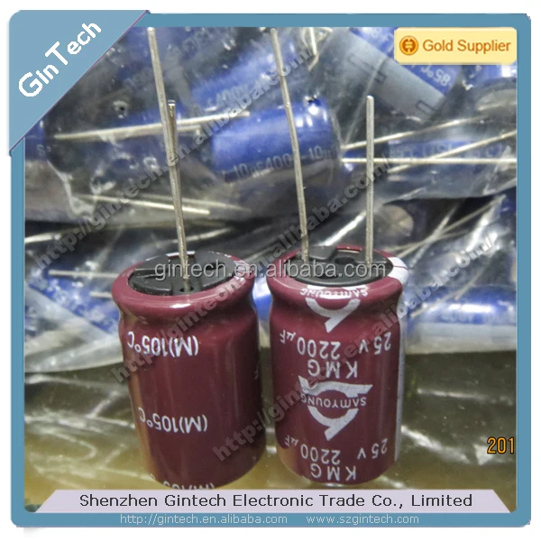 New Arrival Aluminum Capacitors 25v2200uf Samyoung Kmg 16x25 Buy