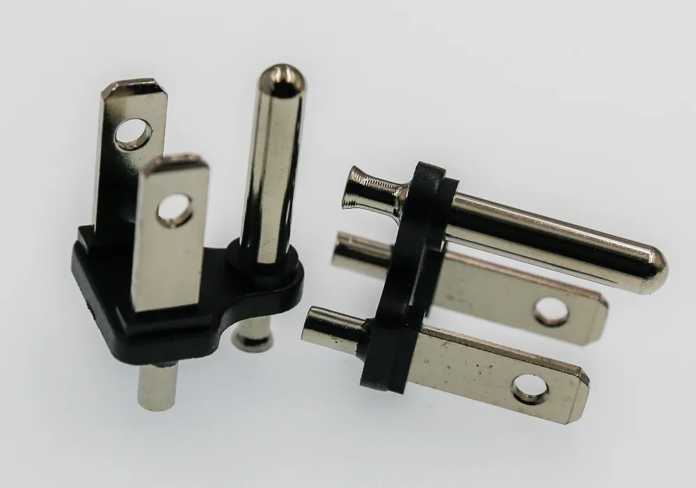 Usa Plug Insert 2 Pins With Rohs Black Colour Nema Buy Solid