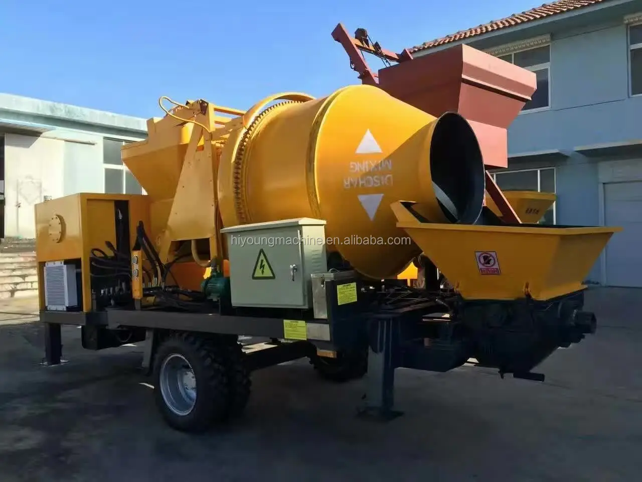Professional Manufacturer Diesel / Electric Portable Concrete Mixer