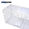 Collapsible galvanized steel wire mesh catching cage rat trap