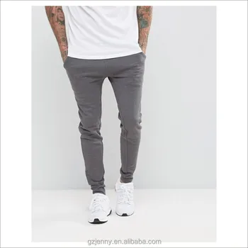 grey slim joggers mens