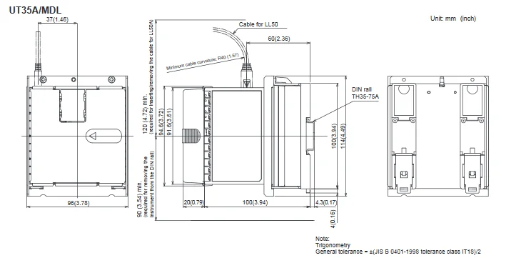 YOKOGAWA Temperature Controller model UT35A price