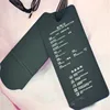 China custom high quality paper hangtag swing tags for garment with screen print techniques