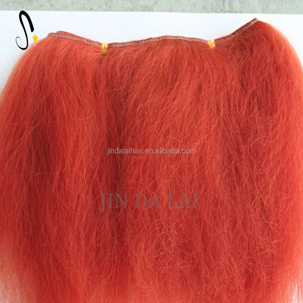 Soft And Clean Angola Mohair Weaving White Color Curly Weft For Cute American Dolls Buy Angola