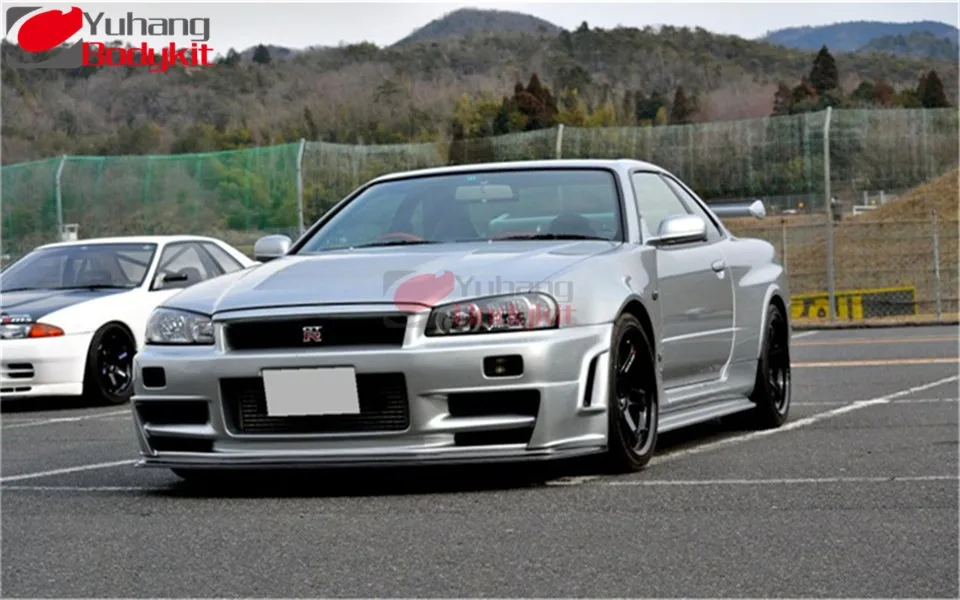 For Skyline R34 Gtr Z Tune Type Carbon Fiber Front Bumper Buy For Skyline R34 For R34 Gtr Z Tune Front Bumper Product On Alibaba Com