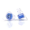 Noise attenuating hearing protection silicone music filter earplug