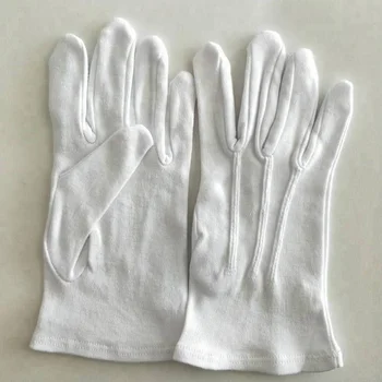 White Cotton Glove Military Funeral Marching Band Industrial Work ...