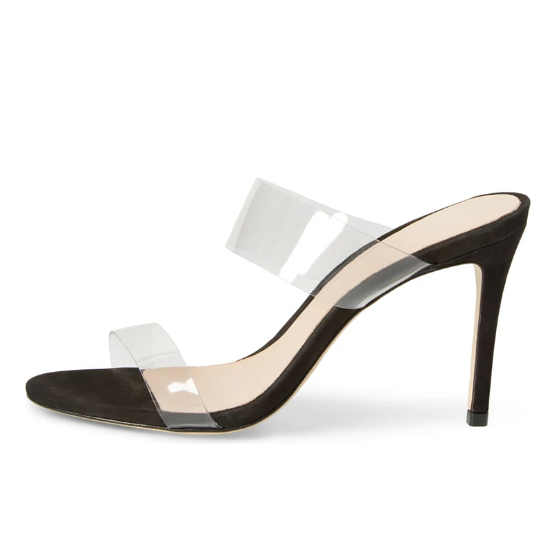 vinyl clear sandals