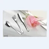 Cheap stainless steel water drop knife fork set / coffee spoon for restaurant/ hotel use K001