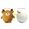 Christmas Slow Rising Squishy Deer Plush Toys Fill With Pu Stress Ball