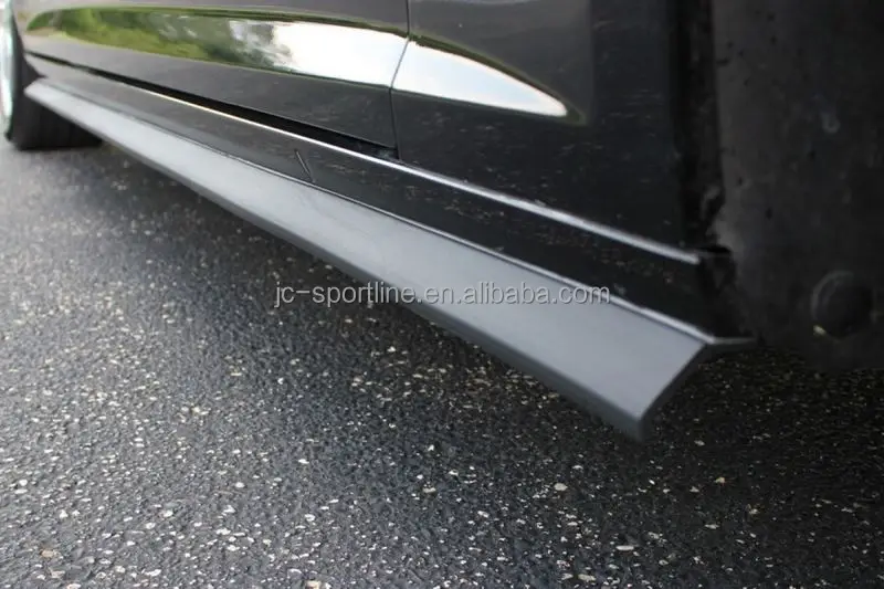 Flexible Rubber Extended Universal Car Side Skirts For Sedan Coupe Car
