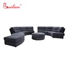 Living Room Furniture Big Corner Fabric Sofa Luxury Round Couch