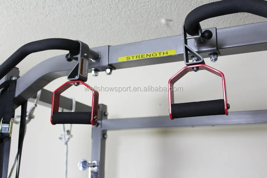 Wellshow Sport Weight Lifting Hook Equipment Rotating Pull Up Gripper