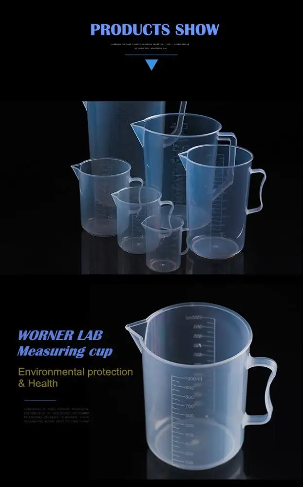 Disposable Measuring Cup 50ml 100ml 250ml 500ml 1000ml 2000ml 5000ml