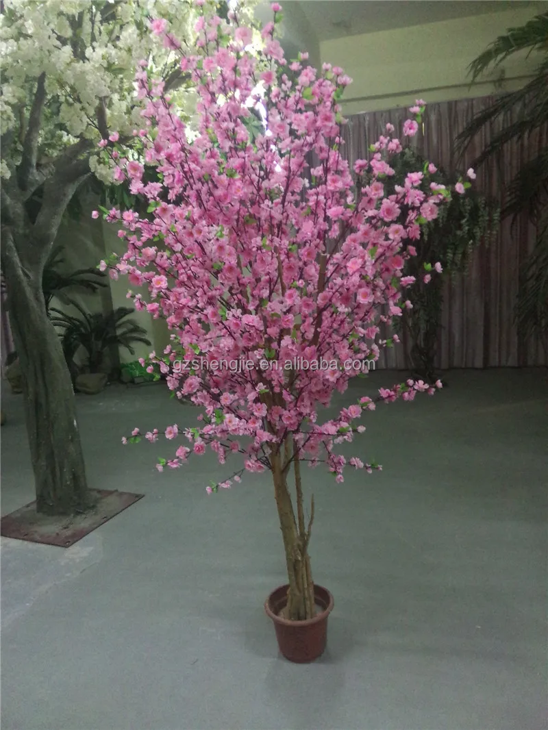 Y15 Large Outdoor Artificial Peach Blossom Tree With Silk Peach Flower ...