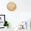 mdf modern wood wall clock wood frame wall clock ET580