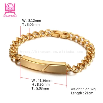 Fashion 316l Stainless Steel Cuban Curb Link Chain Men S Bracelets Fashion 316l Stainless Steel Cuban Curb