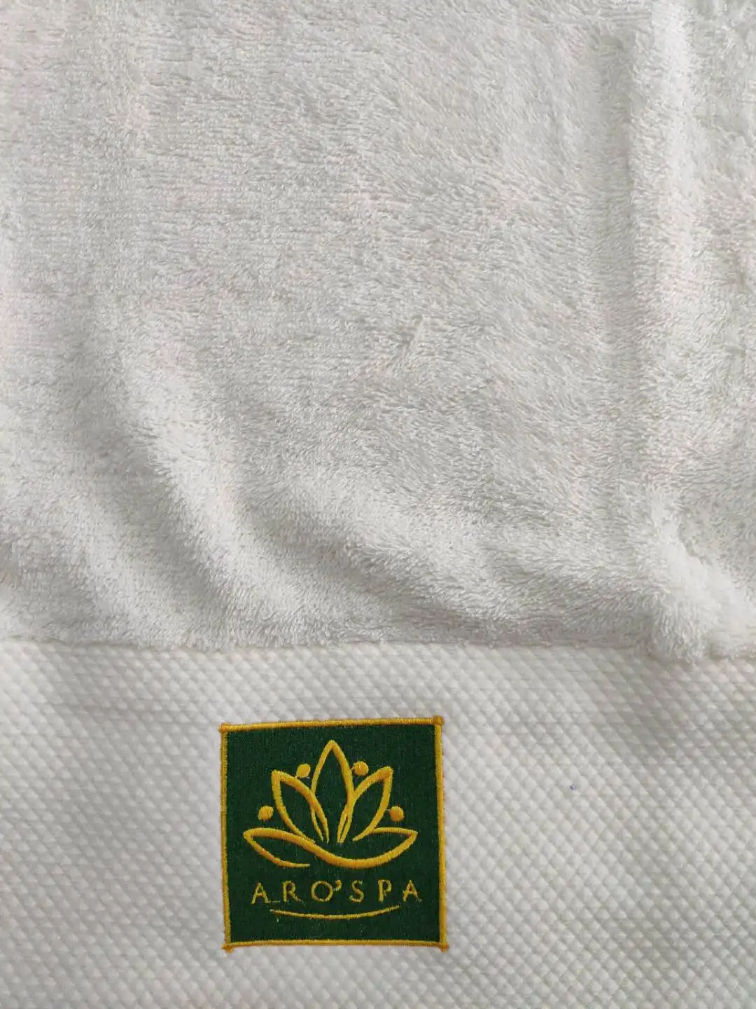 400gsm 100 Cotton Face Towel Custom Size Wholesale Cotton Good Morning 30x30cm White Face Towel