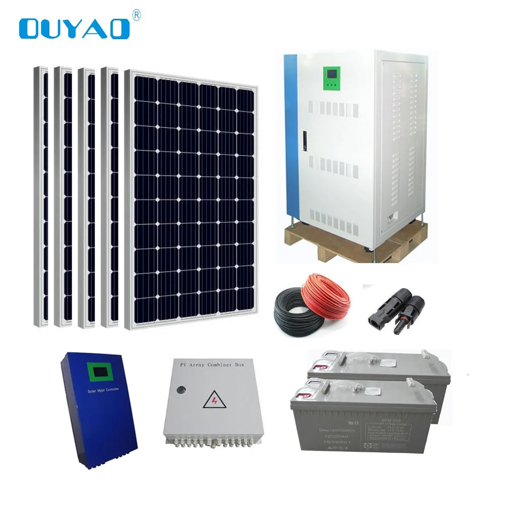 Ouyad 50kw Solar Power Inverter Off Grid Solar Home Power System 360vdc ...