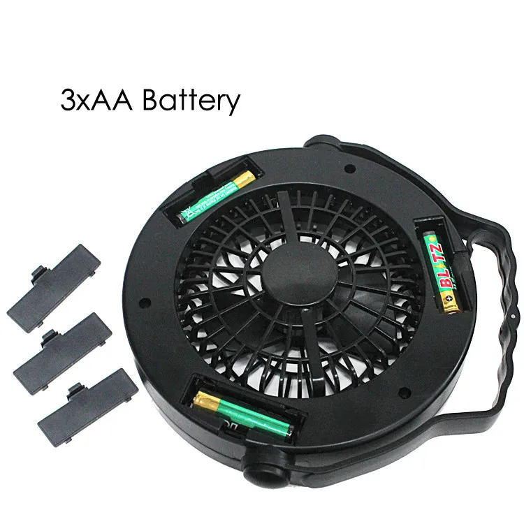 Battery Operated Mini Ceiling Fan withe Light Electric Fan