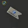 2018 high quality metal flat Blank triangle bookmark paper money clip