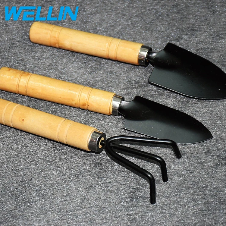 Mini Carbon Steel Garden Tools With Wood Handle Garden Shovel Garden ...