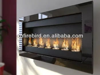 Ethanol Fireplace Fd50 7x Round Burners Wall Mounted