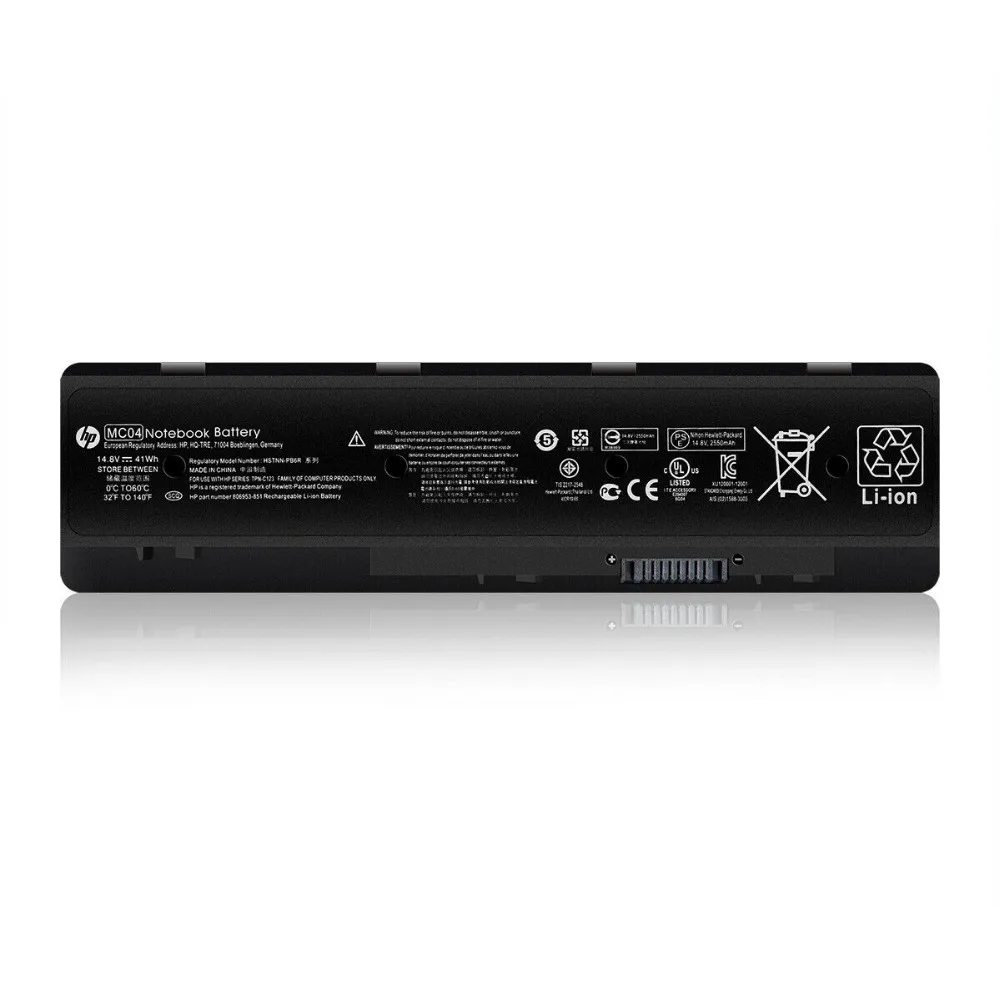 Mc04 Laptop Battery 14.8v 2550mah (41wh) 4cell For Hp Envy 17 Series
