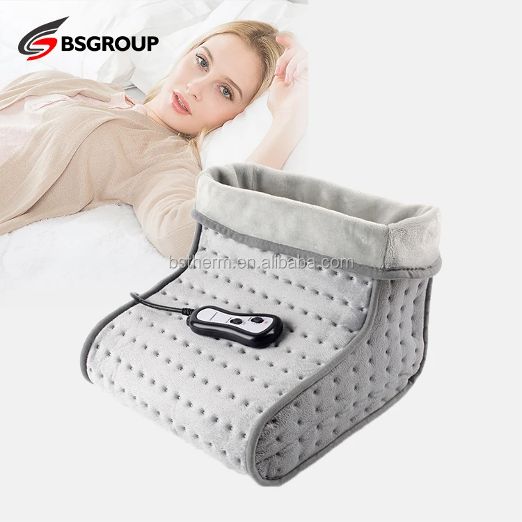 Health Care Good Fleece Foot Massager Electric Heating Pad Boot For