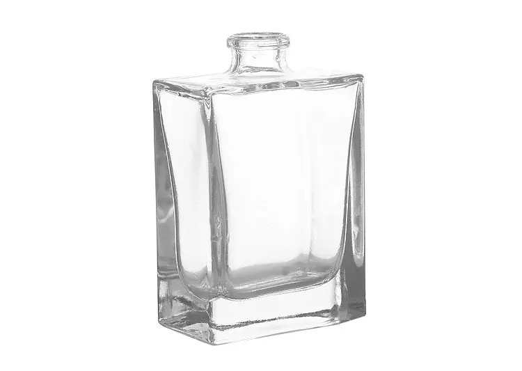wholesale rectangular square 30ml perfume bottle glass and pump  for man