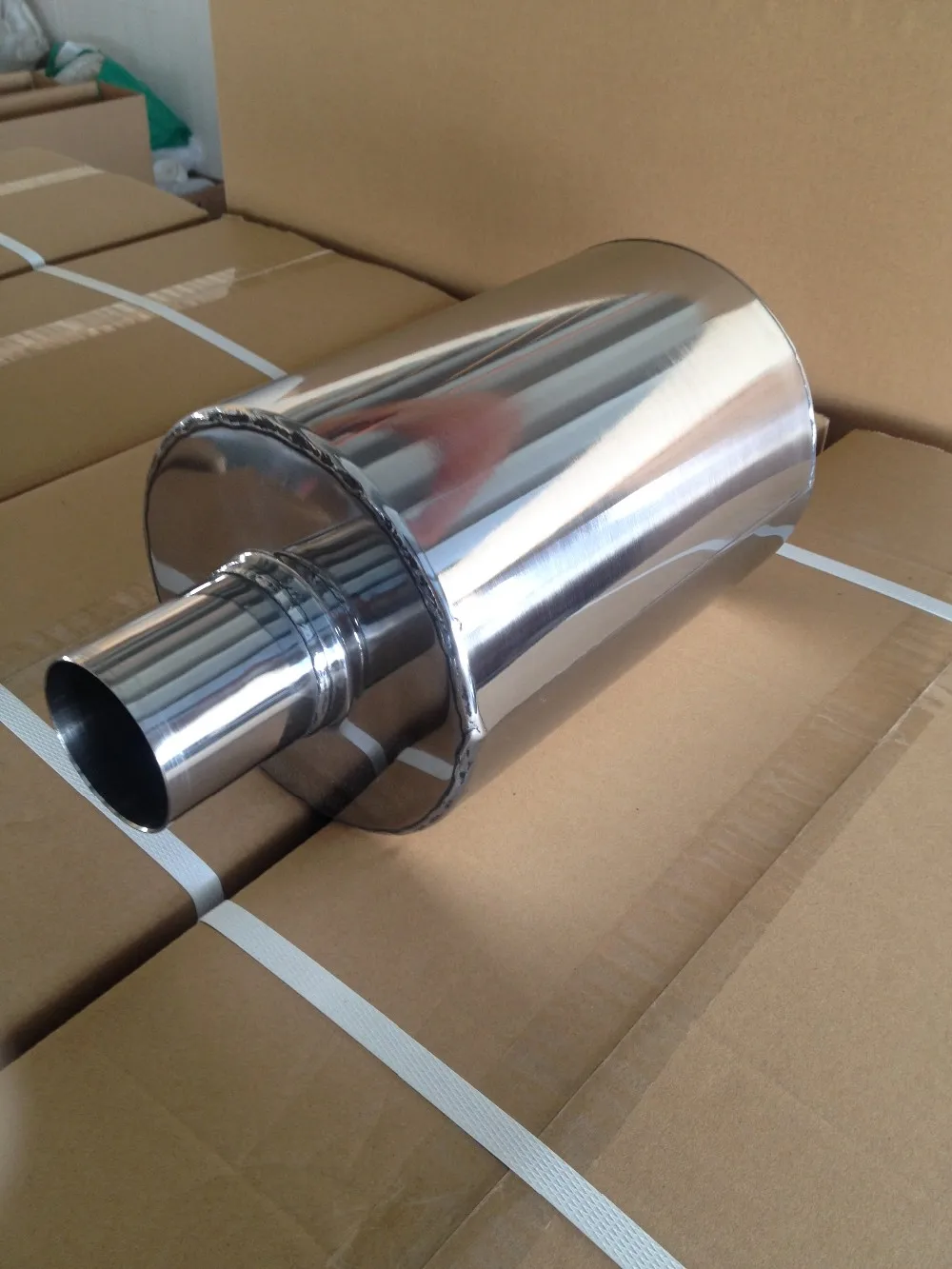 High quality polished exhaust types of muffler, View types of muffler