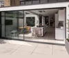 Aluminium double glazed sliding door for ground floor extension