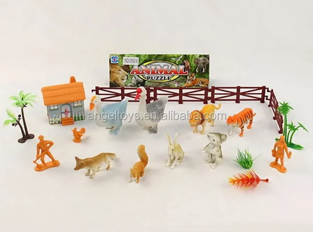 miniature plastic farm animals