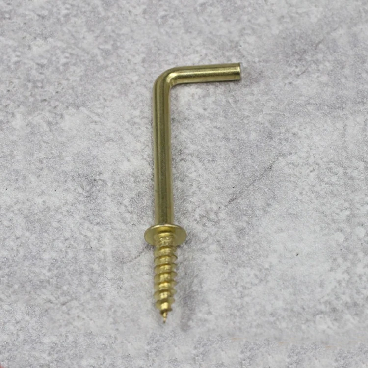 Wholesale Self Tapping L Shape Decorative Screw Hooks L Shaped Hook
