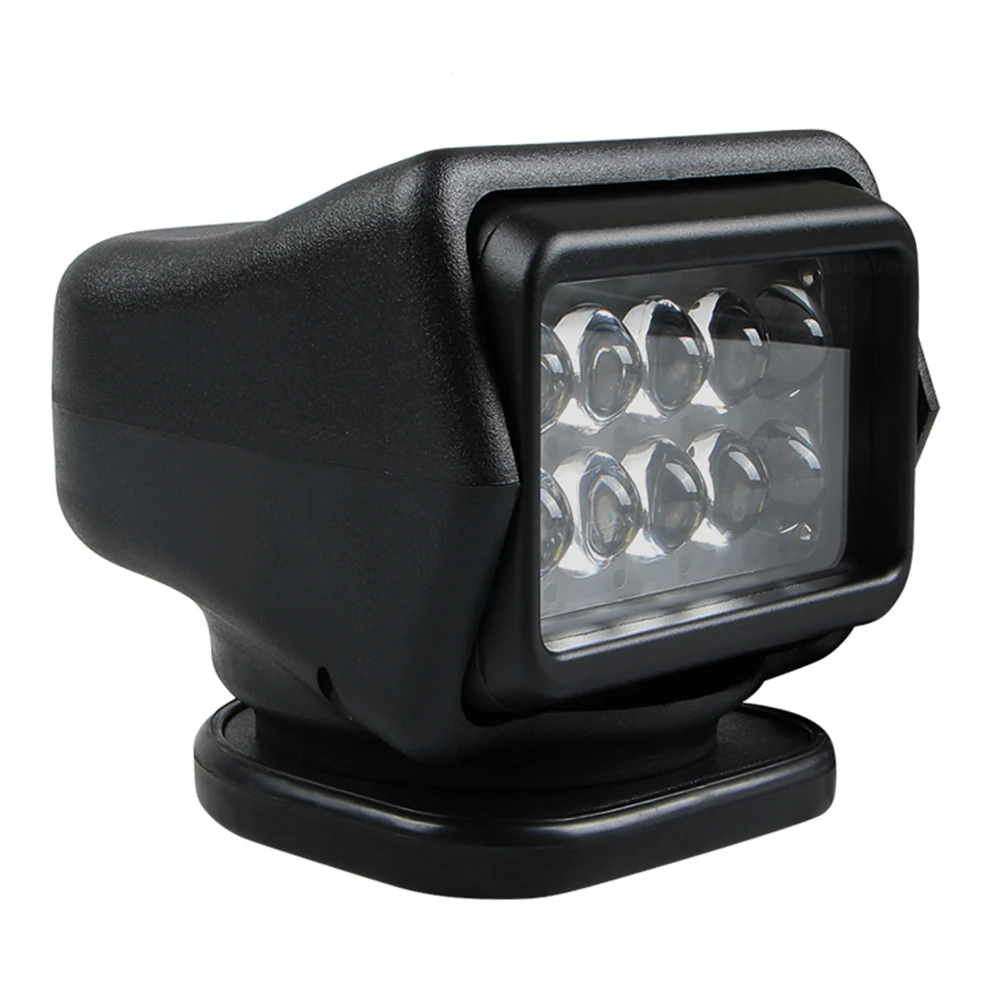 12V 24V LED spotlight for coyote hog hunting Truck marine  searching 60W car cigarette plug LED Searchlight remote control