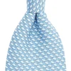Wholesale Mens 100% Silk Printed Custom Whale Funny Neck Ties