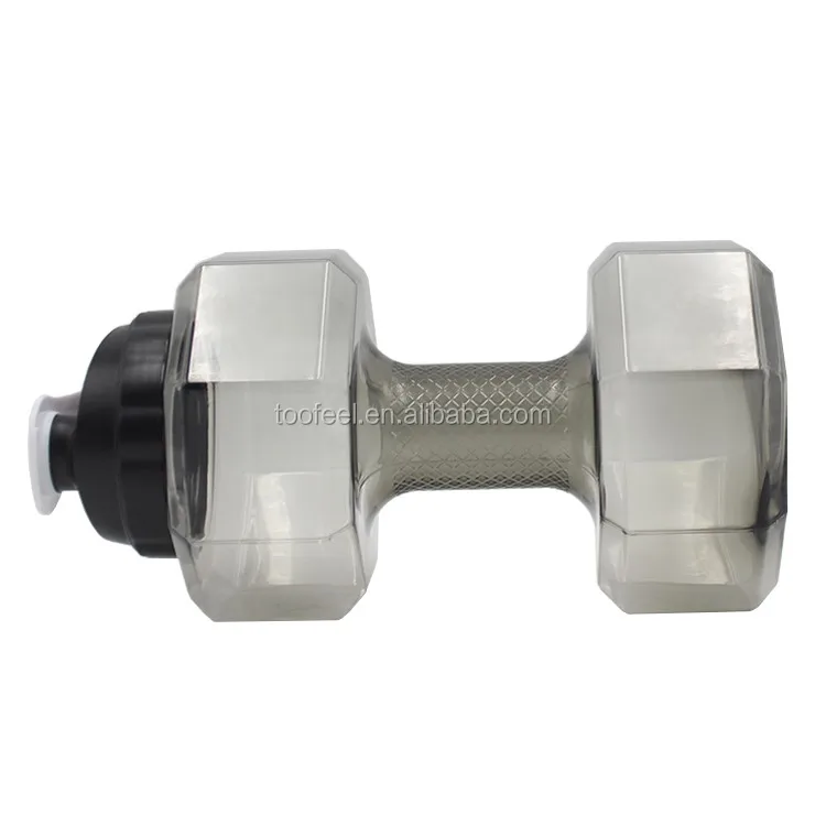 New !!1 2.2 Litre Fitness Popular Dumbbell Shape Barbell Bottle Sport