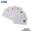 ISO 7816 SLE5528 pvc blank chip white contact blank card