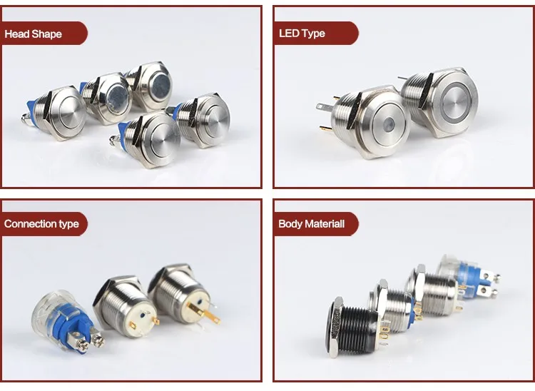 mechanical momentary push button switch jl-kan-5