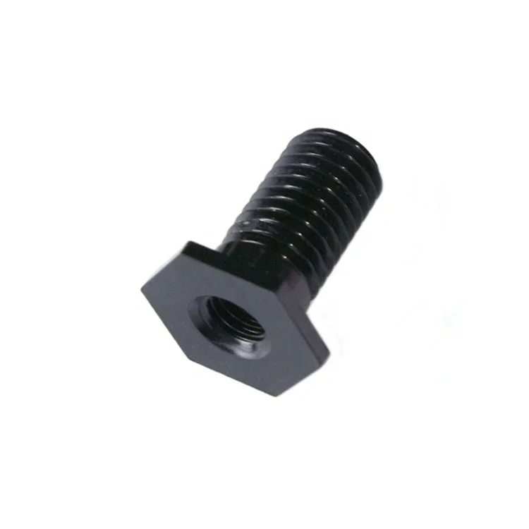 Black Anodized Aluminum Threaded Hex Head Hollow Bolt For Wiring Buy